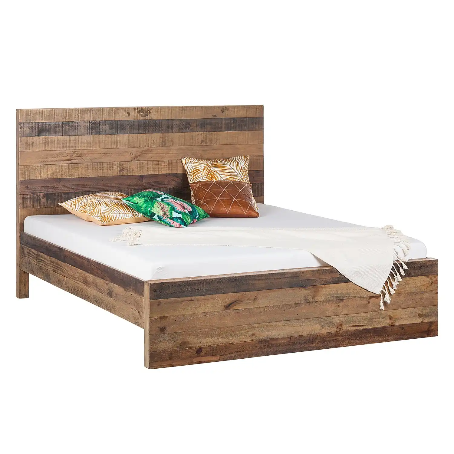 Reclaimed Wood Bed (Knock Down) - popular handicrafts